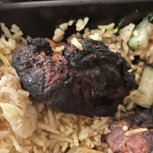 Lamb Shish Kabob Plate