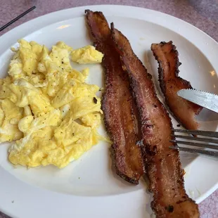 Eggs and bacon