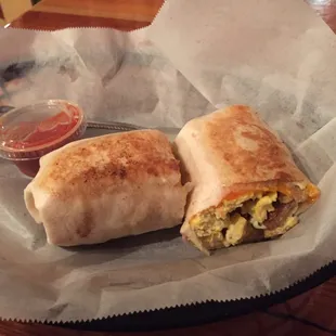 Breakfast burrito