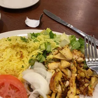 Chicken Shawarma Lunch Plate