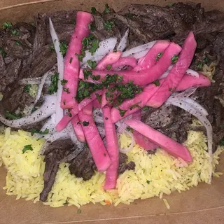 Beef Shawarma Dinner Plate