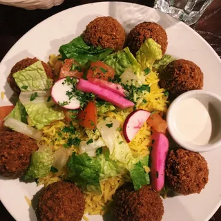 8 Piece Falafel Dinner Plate