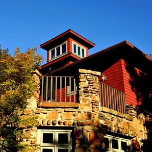 One of the private terraces can be seen here.