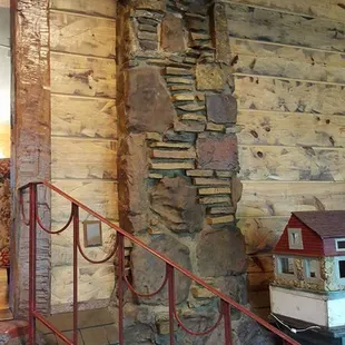 Original chimney before second floor was added.