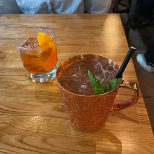 Watermelon Mule &amp; an old fashioned