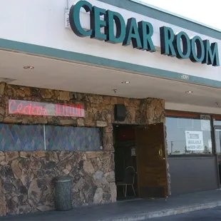 Cedar Room front