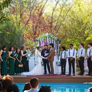 Beautiful spring wedding