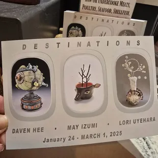 &quot;Destinations&quot; - January 24 - March 1, 2025 - Daven Hee, May Izumi, Lori Uyehara