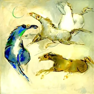 Five Horses | by John Young (1909-1997)