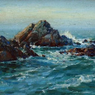 Seascape-Rocks | by Lionel Walden [1861-1933]