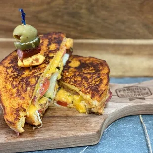 a grilled cheese sandwich