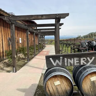 Tasting through this walkway