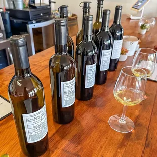 Wine tasting.