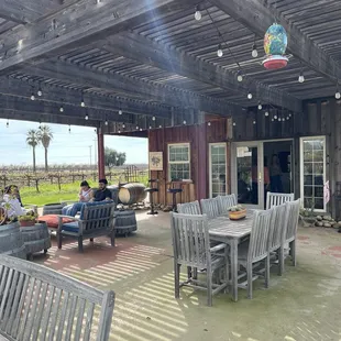 Outside seating