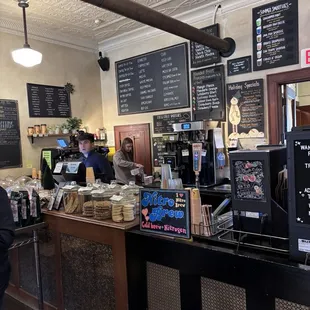 Right next door to... another coffee shop