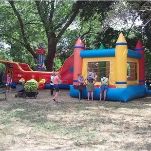 Cedarburg Creek Farm is also home to Country Aire Rides. Call to rent a bounce house for your next event!