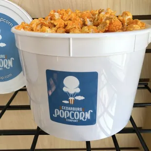1 Gallon Bucket deal. Buy the bucket and a gallon of popcorn. Bring it back for $2.00 off the refill.