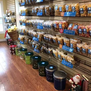 a wide variety of snacks