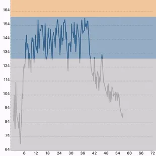 Strength training with a heart rate of 65%-80%... you get full body toning and the heart benefit of a run all at the same time!