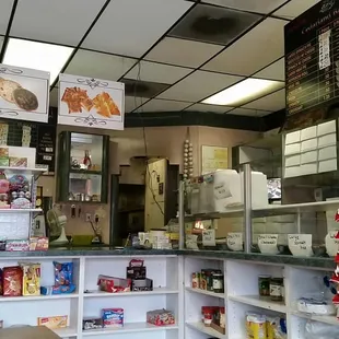the interior of the restaurant