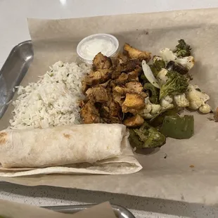 Chicken Shawarma Plate