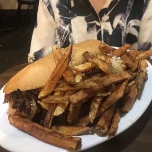 Philly steak special Mondays at Cedars is great! And the homemade fries when I get them every time they&apos;re sizzling right out of the fryer.