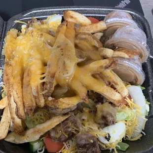 Large lamb salad
