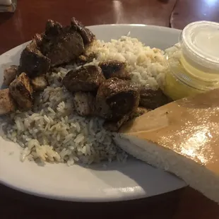 My Cedars Combo over rice. Asked for medium rare and they nailed it. This place does some outstanding lamb