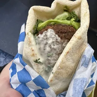 Falafel sandwich