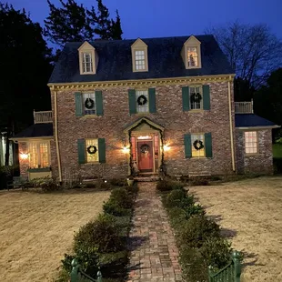 The front of the house in December