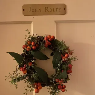 The cute decoration on the room we stayed in