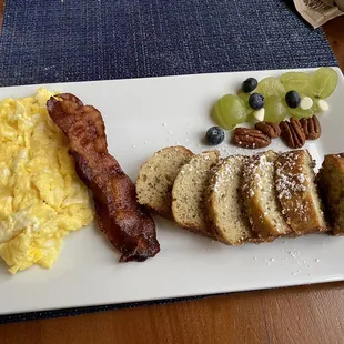 First morning breakfast