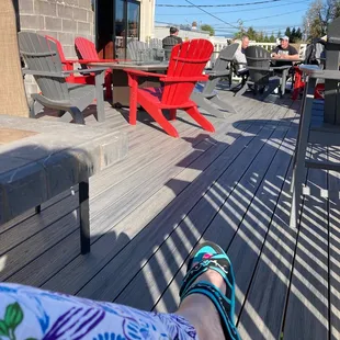 Nice, sunny deck!