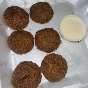 Falafel Side--a lot more than what I was expecting!