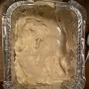 The hummus is so fresh