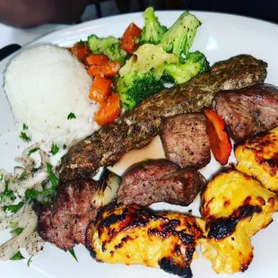a plate of food