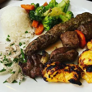 a plate of food