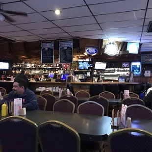 people sitting at the bar