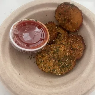 a plate of food