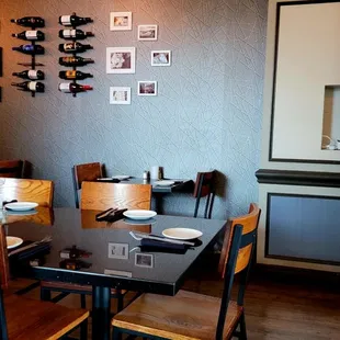 Understated elegance in the dining area