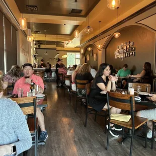 Interior from table closest to the front door.