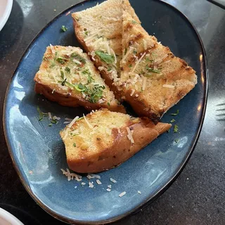 Grilled Bread with Herbs & Cheese