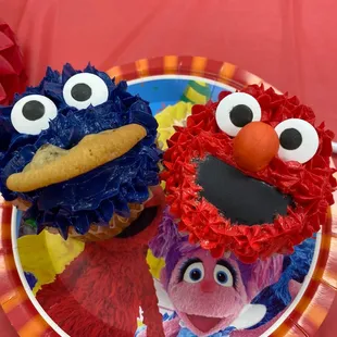 Sesame Street cupcakes