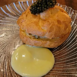 Crab profiterole