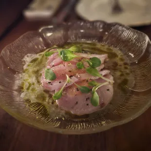 Hamachi Crudo