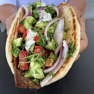 Gyro Wrap with our housemade Tzatziki