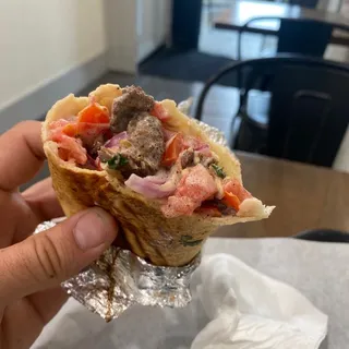 Beef Shawarma Wrap