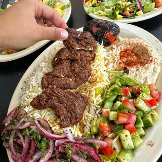 Beef Kebab Plate