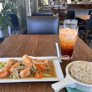 Fresh Ginger and Mushrooms