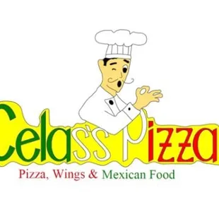 This is our Celas&apos;s pizza Logo